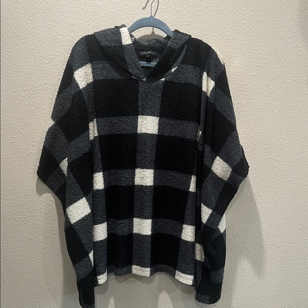 Lane Bryant Black Textured Knit